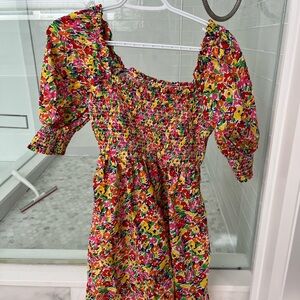 RIXO for Target Multicolor Smocked Top